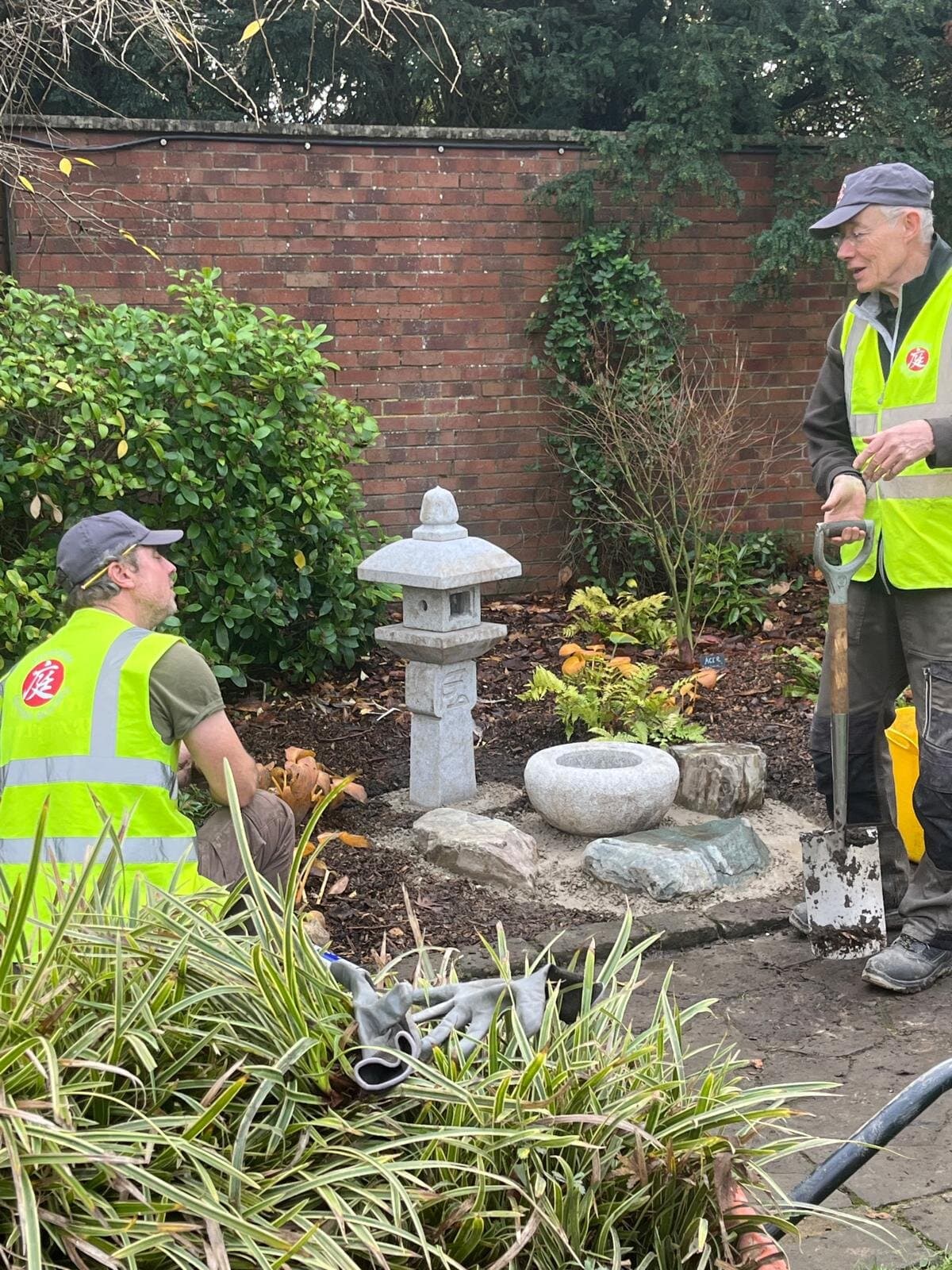 Saturday morning health and wellbeing team garden artwork 1