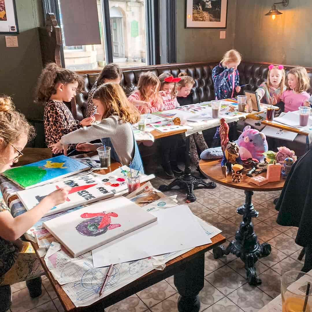 The 'Horsforth Hockney' and Vincent Van Gob are Take It Easel: Family Fun
